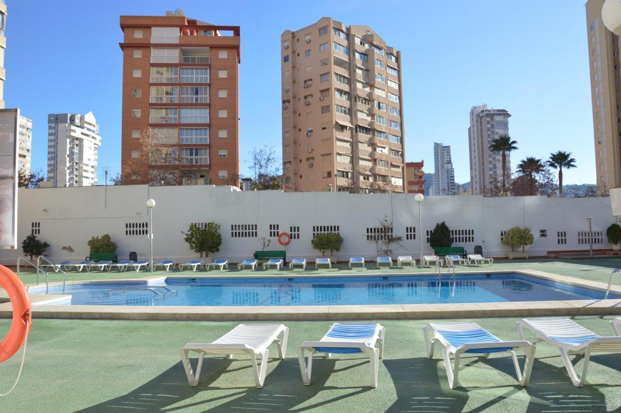 Apto With Pool Gemelos IV Benidorm Exterior foto